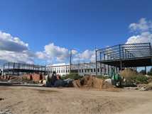 承德亞歐果仁有限公司在建杏核破碎、杏仁脫苦車間項目初見規(guī)模